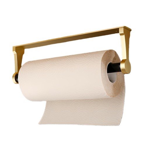 Towel holder with - holder, telescopic