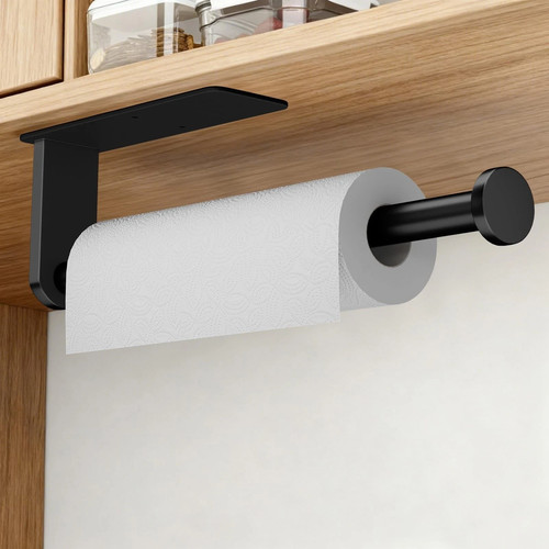 Black paper towel - black,